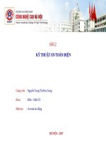 an toàn lao động (kỹ thuật an toàn điện)