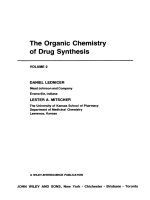 The organic chemistry of drug synthesis   lednicer  mitscher vol 2 1980 