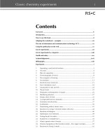 RSC classic chemistry experiments 