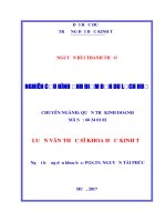NGHIÊN CỨU HÌNH ẢNH ĐIỂM ĐẾN DU LỊCH HUẾ