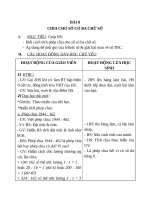 Giáo án Toán 4 chương 2 bài 3: Chia cho số có ba chữ số