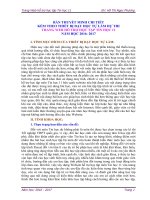 BẢN THUYẾT MINH CHI TIẾT KÈM THEO THIẾT BỊ DẠY HỌC TỰ LÀM DỰ THI TRANG WEB HỖ TRỢ HỌC TẬP TIN HỌC 11