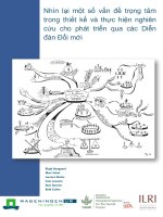 Nhìn lại một số vấn đề trọng tâm trong thiết kế và thực hiện nghiên cứu cho phát triển qua các Diễn đàn Đổi mới