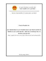 Quy định pháp luật về kiểm soát tập trung kinh tế trong Luật cạnh tranh - Một số vấn đề đặt ra