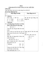 Giáo án Toán 4 chương 2 bài 3: Chia hai số có tận cùng là các chữ số 0