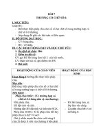 Giáo án Toán 4 chương 2 bài 3: Thương có chữ số 0