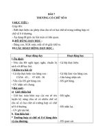 Giáo án Toán 4 chương 2 bài 3: Thương có chữ số 0