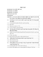 Luận văn thạc sỹ: PHÁT TRIỂN CÁC DỊCH VỤ GIÁ TRỊ GIA TĂNG (VAS) CỦA TẬP ĐOÀN VIỄN THÔNG QUÂN ĐỘI VIETTEL