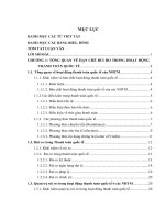 Luận văn thạc sỹ: Giải pháp hạn chế rủi ro trong hoạt động thanh toán quốc tế tai Ngân hàng trách nhiệm hữu hạn Indovina- chi nhánh Hà Nội