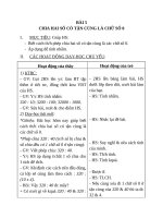 Giáo án Toán 4 chương 2 bài 3: Chia hai số có tận cùng là các chữ số 0