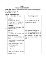 Giáo án Toán 4 chương 2 bài 3: Thương có chữ số 0