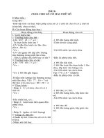 Giáo án Toán 4 chương 2 bài 3: Chia cho số có hai chữ số