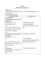 Giáo án Toán 4 chương 2 bài 3: Thương có chữ số 0