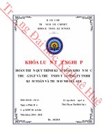 Hoàn thiện quy trình kiểm toán khoản mục thuế GTGT và thuế TNDN tại công ty TNHH kiểm toán và thẩm định giá AFA 