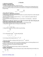 Ôn tâp Vật lí lớp 11 cả năm