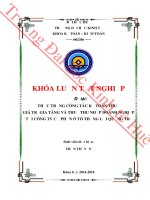 Thực trạng công tác kế toán thuế giá trị gia tăng và thuế thu nhập doanh nghiệp tại công ty cổ phần ô tô thắng lợi quảng trị 