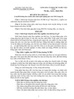 ĐỀ KIỂM TRA PHẦN II (Lớp Bồi dưỡng theo chuẩn chức danh nghề nghiệp giáo viên THCS hạng II)