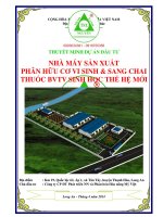 Nhà máy sản xuất phân vi sinh và sang chai thuốc BVTV sinh học thể hệ mới tỉnh Long An 0903034381