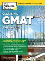 Cracking the GMAT 2019  Luyện thi GMAT 2019  The Princeton Review  bản đẹp