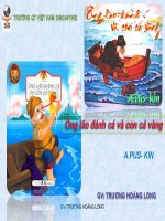 BÀI GIẢNG ĐIỆN TỬ ÔNG LÃO ĐÁNH CÁ VÀ CON CÁ VÀNG