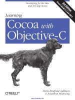 1344 learning cocoa with objective c, 3rd edition 
