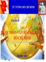 BÀI GIẢNG điện tử   tư TƯỞNG hồ CHÍ MINH  DANH NHÂN văn hóa KIỆT XUẤT của NHÂN LOẠI