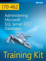 864 training kit (exam 70 462)  administering microsoft SQL server 2012 databases (NXPowerLite copy) 