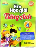 EM học GIỎI tiếng anh lớp 4 tập 2 