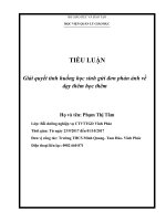 Giải quyết tình huống học sinh gửi đơn phản ánh về dạy thêm học thêm 