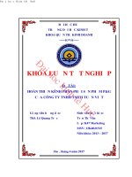 Hoàn thiện kênh phân phối sản phẩm pg của công ty TNHH TMTH tuấn việt 