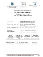 Quy trình thi công hệ thống nối đất sử dụng phương pháp hàn hóa nhiệt