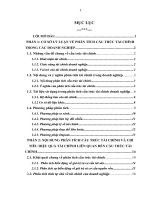 tieu luan ve phan tich cau truc tai chinh doanh nghiep