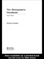 The newspapers handbook, 4e 2006 
