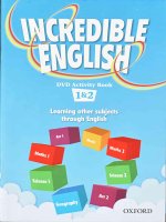 Incredible english 1, 2 DVD activity book 