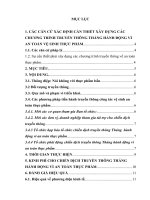 Thiết kế một dự án truyền thông   tiểu luận cao học