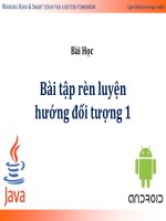 75 bài học bài tập rèn luyện 10 bài tập rèn luyện hướng đối tượng 1 
