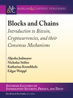 Blocks and chains   introduction to bitcoin, cryptocurrencies, and their consensus mechanisms 