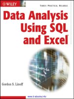 1767 data analysis using SQL and excel 
