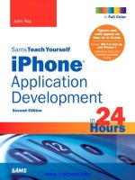 1414 sams teach yourself iphone application development in 24 hours, 2nd edition 