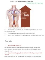 BÓC TÁCH ĐỘNG MẠCH CHỦ