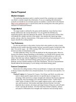 Design document templates   game proposal 