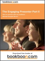 The engaging presenter part II 
