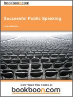 Successful public speaking 