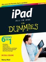 1698 ipad all in one for dummies, 5th edition 