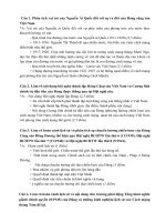 Đề cương ôn tập học phần Đường lối cách mạng của Đảng cộng sản Việt Nam