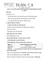 GIAO AN TNXH LOP 2 VNEN  TUAN  7, 8