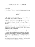 Bai thu hoach lop dang vien moi