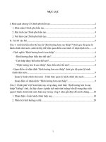 Bài tập nhóm môn Luật hành Chính. Đề tài Chính phủ kiến tạo và thực tiễn của Việt Nam