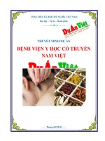 Dự án Bệnh viện y học cổ truyền Nam Việt tỉnh Khánh Hòa  0918755356