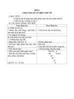 Giáo án Toán 4 chương 2 bài 3: Chia cho số có một chữ số